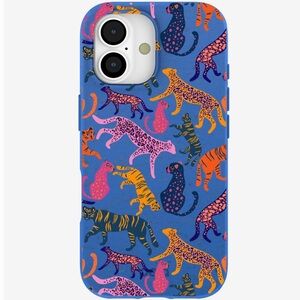 Brand new PELA iPhone 17 Blue Leopard & Tiger Pattern Phone Case